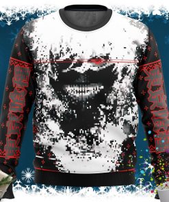 Tokyo Ghoul Kaneki Splatter Ugly Christmas Sweater