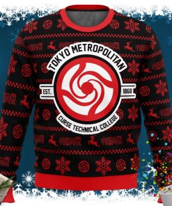 Tokyo Metropolitan Jujutsu Kaisen Ugly Christmas Sweater