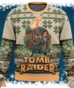Tomb Raider Alt Ugly Christmas Sweater