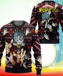 Tomura Shigaraki Ugly Christmas Sweater Anime My Hero Academia Xmas Gifts