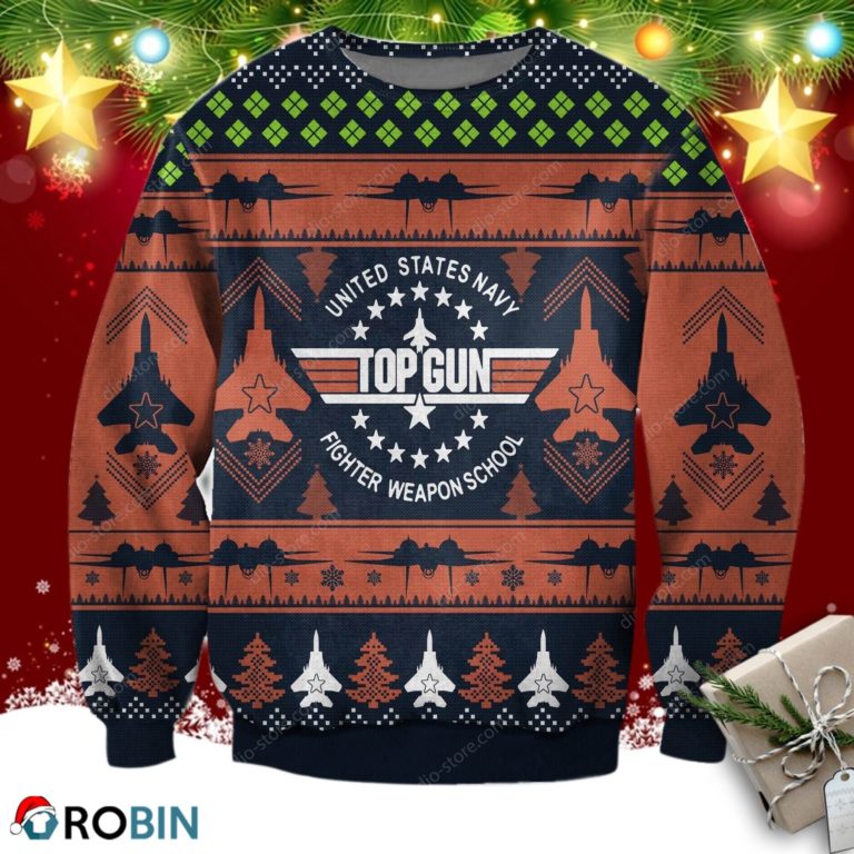 Top Gun 1986 Tom Cruise Ugly Sweatshirt