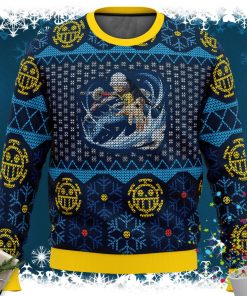 Trafalgar D Water Law One Piece Ugly Christmas Sweater