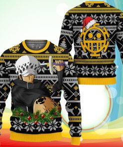 Trafalgar Law Ugly Christmas Sweater One Piece Anime Xmas Gifts