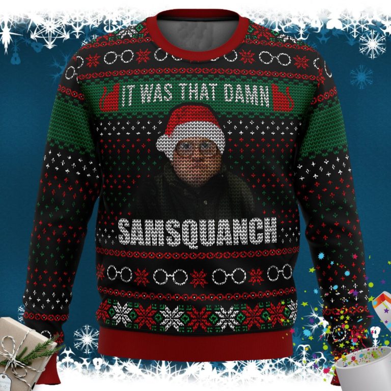Trailer Park Boys Samsquanch Ugly Christmas Sweater