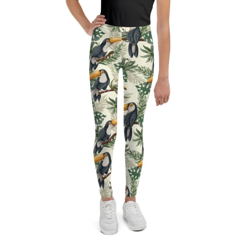 Tropical Toucan High Waisted Leggings