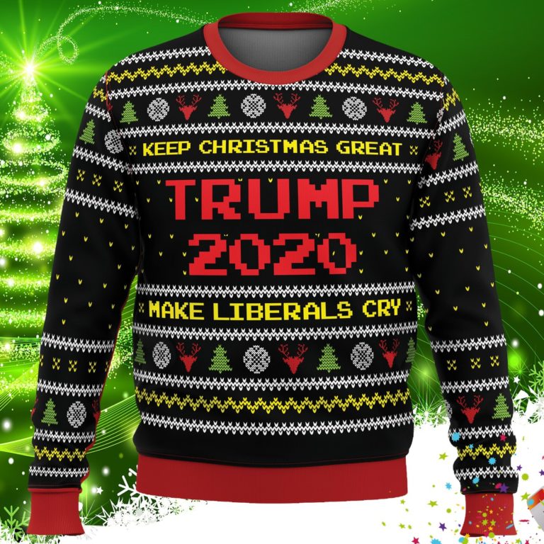 Trump Make Liberals Cry Ugly Christmas Sweater