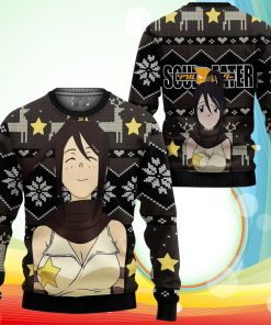 Tsubaki Nakatsukasa Ugly Christmas Sweater Anime Soul Eater Xmas Gifts