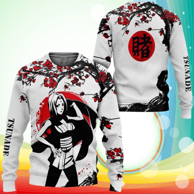Tsunade Sweatshirt Japan Style Naruto Anime 3D Printed Sweaters