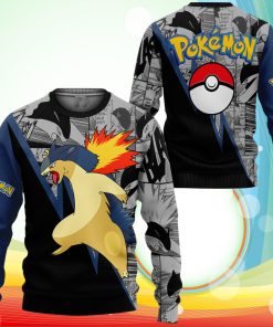 Typhlosion Sweatshirt Anime Pokemon Sweater