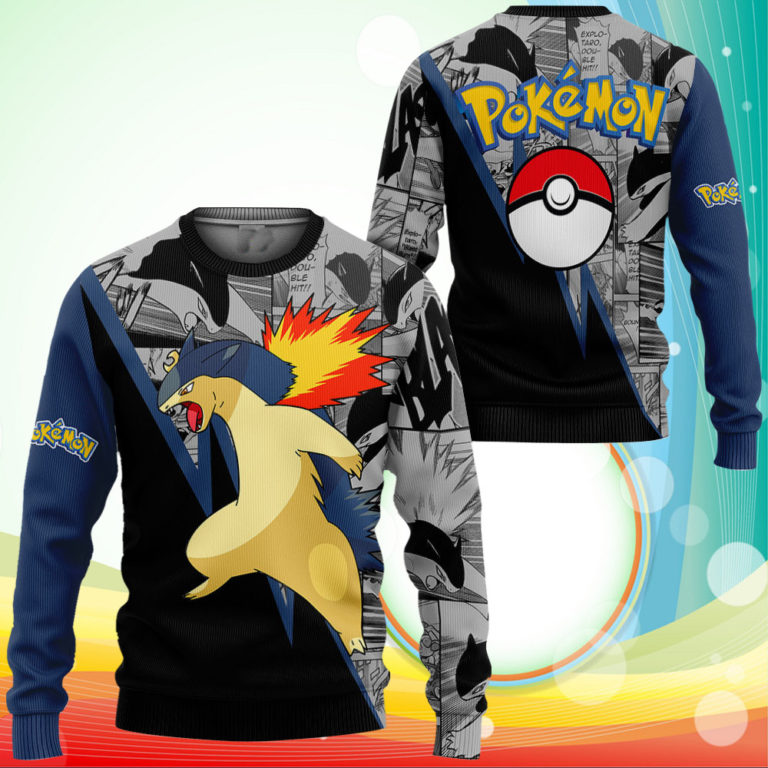 Typhlosion Sweatshirt Anime Pokemon Sweater