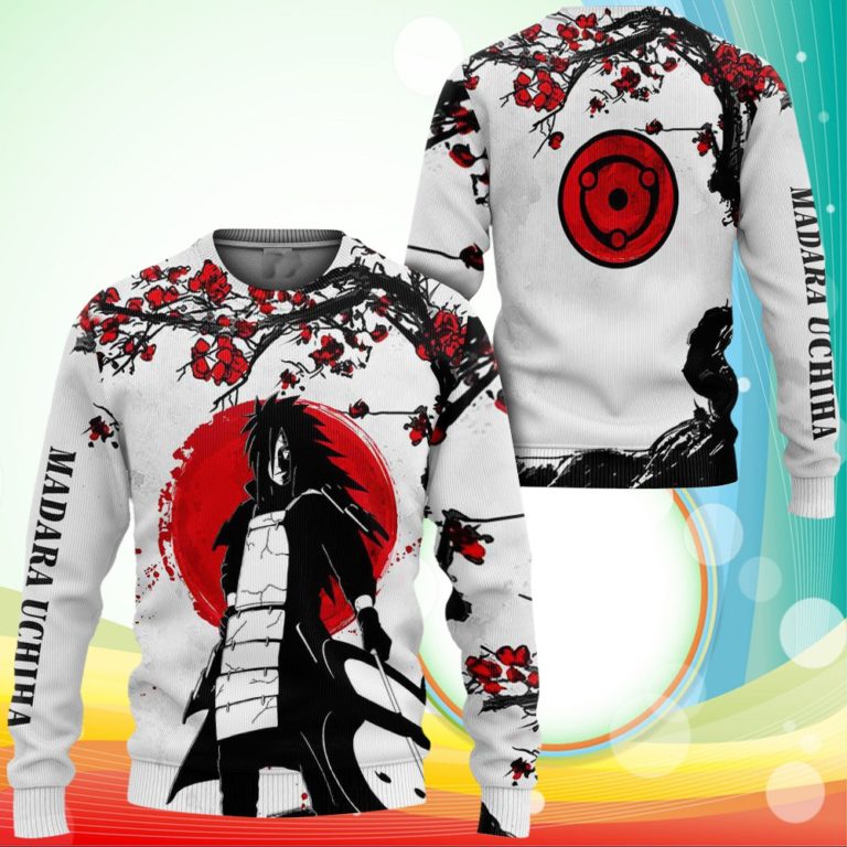 Uchiha Madara Sweatshirt Japan Style Naruto Anime 3D Printed Sweaters