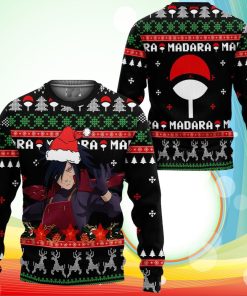 Uchiha Madara Ugly Christmas Sweater Naruto Anime Xmas Gifts