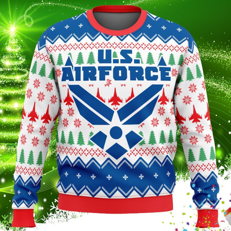 US Air Force Ugly Christmas Sweater