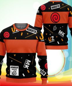 Uzumaki Naruto Sweatshirt Symbols Anime Merch Stores