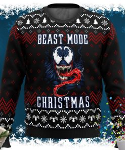 Venom Beast Mode Christmas Ugly Christmas Sweater