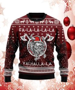 Vikings Fa La La La Christmas Ugly Sweater