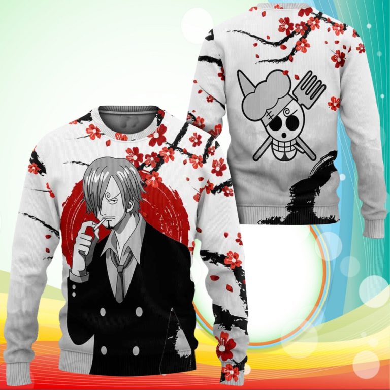 Vinsmoke Sanji Sweatshirt Japan Style One Piece Anime 3D Printed Sweater