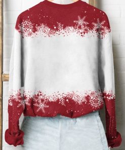 Vintage Christmas Mama All Over Print Sweatshirt