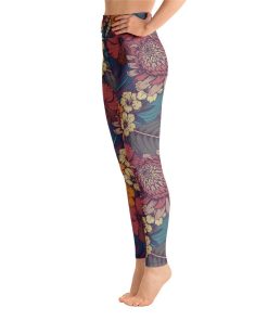Vintage Flowers Yoga High Waisted Leggings Vintage Flowers Yoga High Waisted Leggings