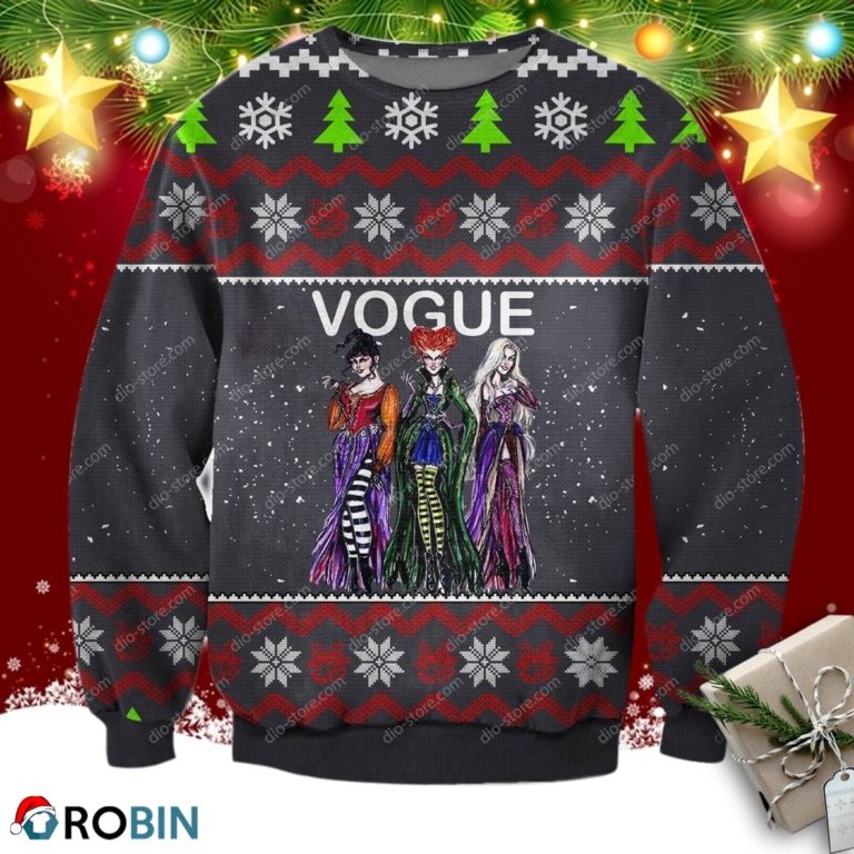 Vogue Magazine Ugly Christmas Sweater