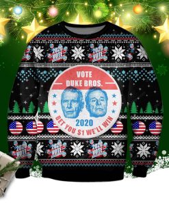 Vote Duke Bros 2020 3d Print Ugly Christmas Sweater