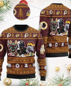 Washington Redskins Football Star Wars Christmas Ugly Sweater Washington Redskins Football Star Wars Christmas Ugly Sweater