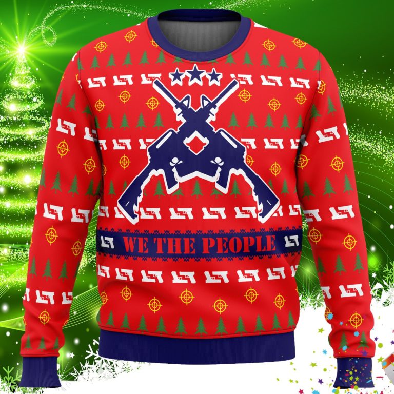 We The People 2nd Amendment Ugly Christmas Sweater