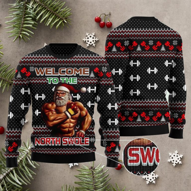 Welcome To The North Swole Ugly Sweater