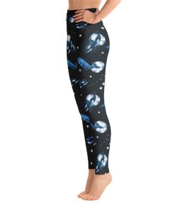 Whales Yoga Leggings Women, High Waisted Tights