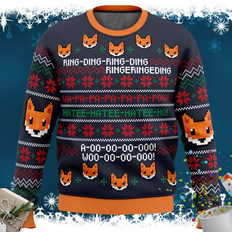 What does the Fox say Christmas Sweater