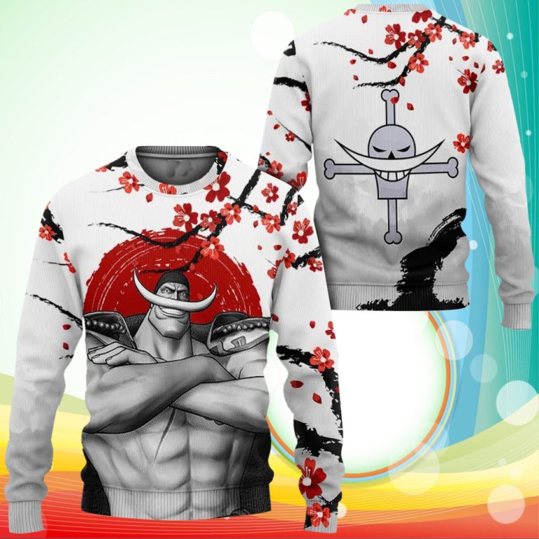Whitebeard Pirates Sweatshirt Japan Style One Piece Anime 3D Printed Sweater