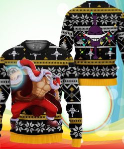 Whitebeard Ugly Christmas Sweater One Piece Anime Xmas Gifts
