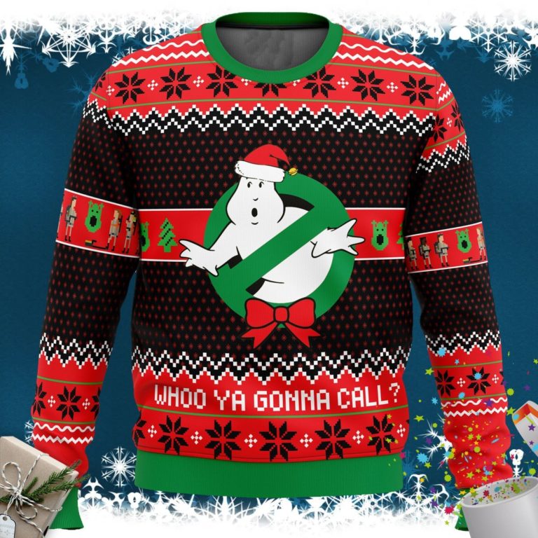 Who you gonna call Ghostbusters Christmas Sweater
