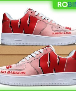 Wisconsin Badgers Sneakers – Custom AF 1 Shoes