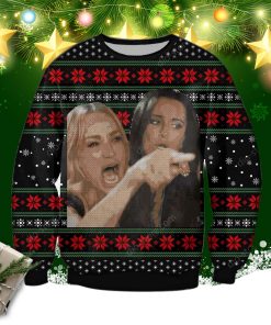 Woman Yelling At A Cat Ugly Sweatshirt