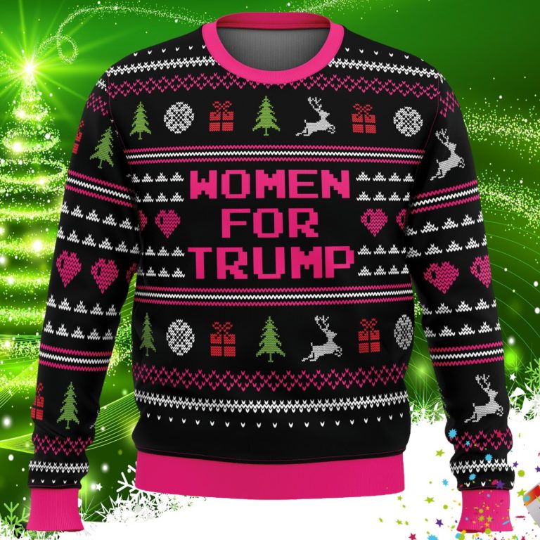 Women For Trump Ugly Christmas Sweater