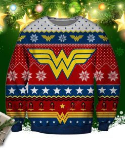 Wonder Woman Ugly Christmas Sweatshirt
