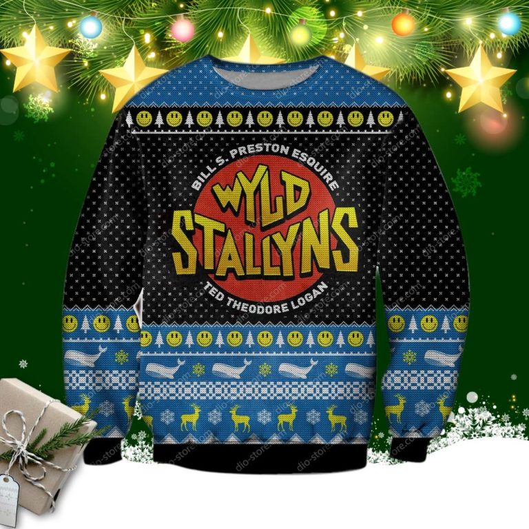 Wyld Stallyns 3d Print Ugly Christmas Sweatshirt