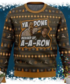 Ya Done Messed Up Aaron Key And Peele Ugly Christmas Sweater