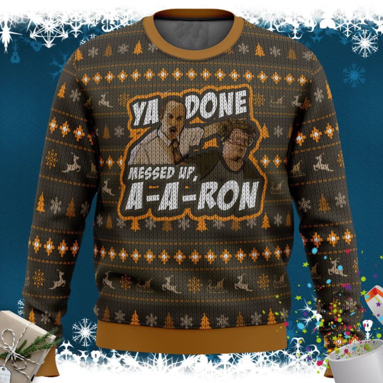 Ya Done Messed Up Aaron Key And Peele Ugly Christmas Sweater