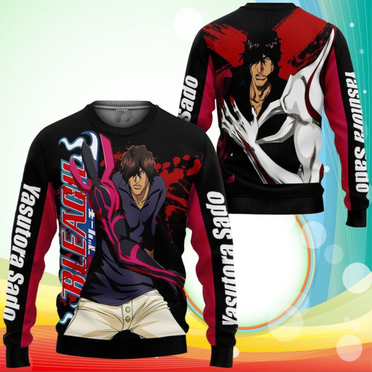 Yasutora Sado Chad Sweatshirt Shirt Bleach Anime Jacket