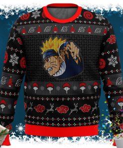 Yin Yang Naruto Sasuke Ugly Christmas Sweater