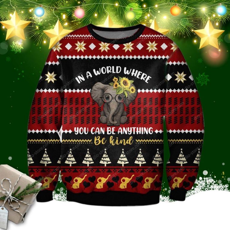You Can Be Anything 3d Print Ugly Christmas Sweater