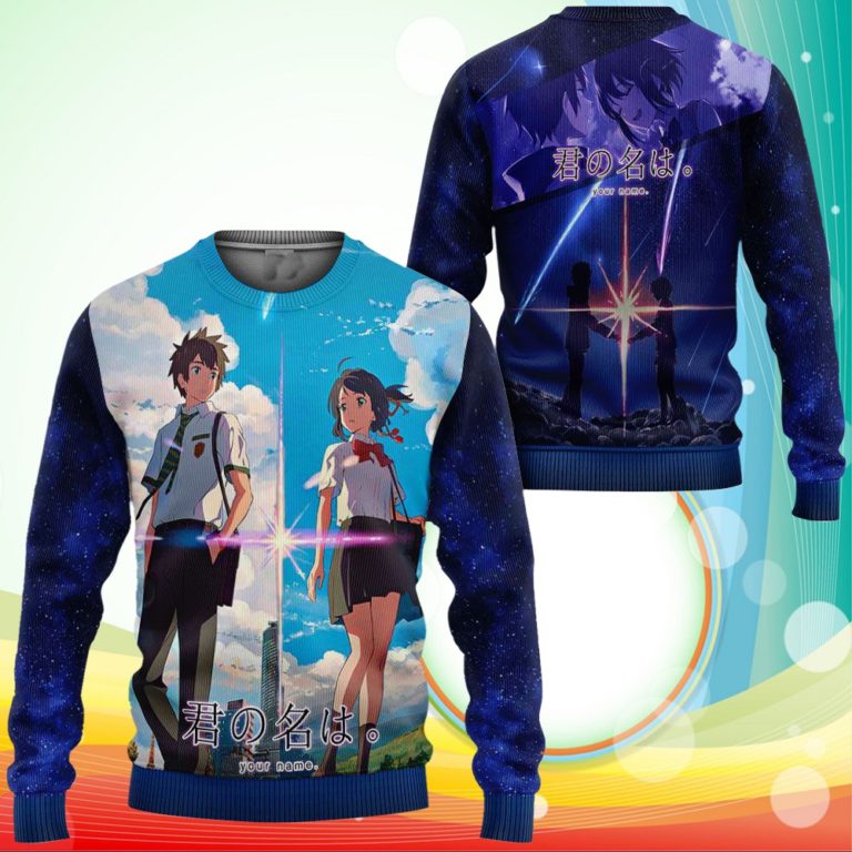 Your Name Anime Sweatshirt Kimi no Na wa Jacket Shirts
