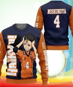 Yu Nishinoya Sweatshirt Anime Karasuno Haikyuu Sweater