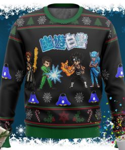 YU YU HAKUSHO Ghost Fighter Characters Ugly Christmas Sweater