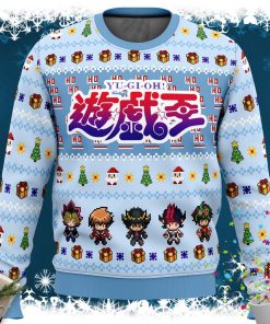 Yugioh Character Sprites Ugly Christmas Sweater Yugioh Character Sprites Ugly Christmas Sweater