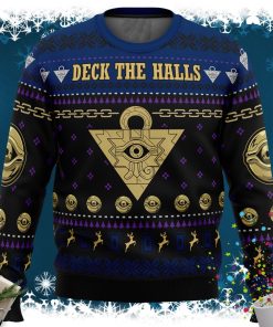 Yugioh Deck the Halls Ugly Christmas Sweater