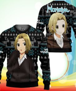 Yuki Yoshikawa Ugly Christmas Sweater Anime Horimiya Xmas Gifts Yuki Yoshikawa Ugly Christmas Sweater Anime Horimiya Xmas Gifts