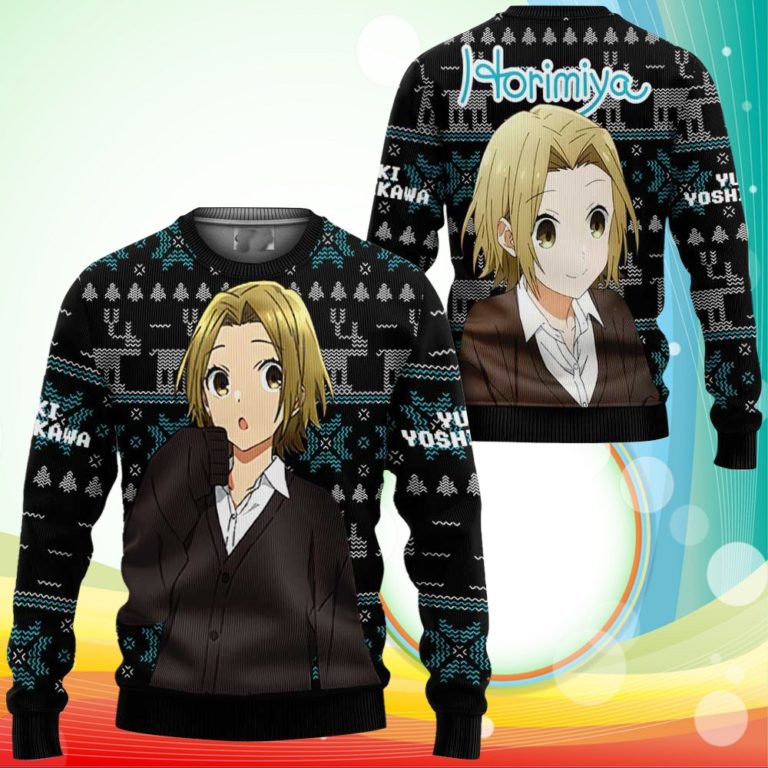 Yuki Yoshikawa Ugly Christmas Sweater Anime Horimiya Xmas Gifts